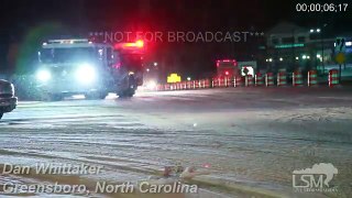 2-14-16 Greensboro, NC Snowy Accidents [360]