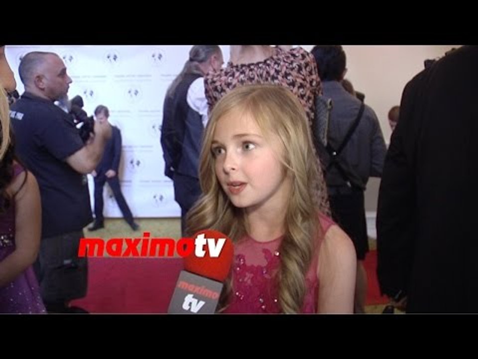 Isabella Kai Rice Interview Young Artist Awards 2015 Red Carpet
