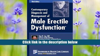 Popular Book  Contemporary Diagnosis And Management of Male Erectile Dysfunction  For Full