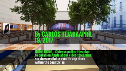 Apple Faces Inquiry in China Over App Store Content -