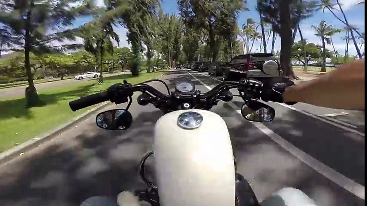 【Motovlog】#036 Harley-Davidson 48 walk around the waikiki in HAWAII 【モトブログ】foppish biker motovlogs