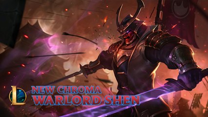 League of Legends: Warlord Shen Chroma Preview