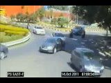 Fatal Car Crash, Road Accidents on Red Light Crossings, CCTV Footage [360]