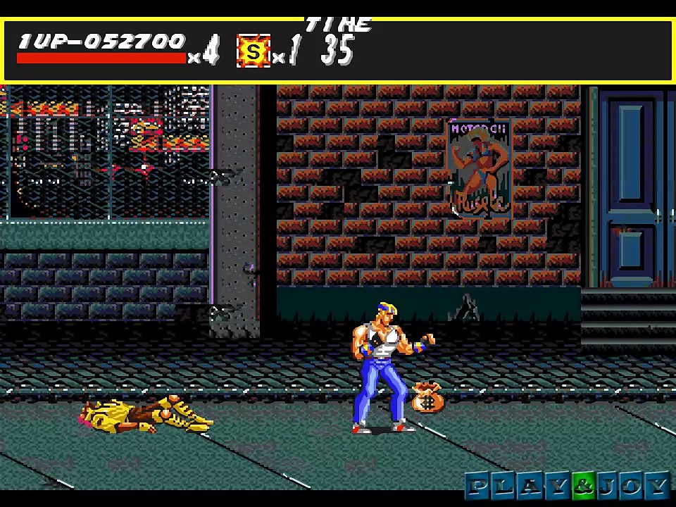 Streets Of Rage - stage 2 (sega mega drive)