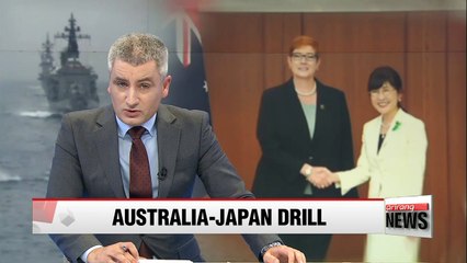 Japan, Australia to hold joint military drill next year