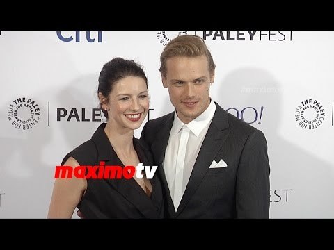 Sam Heughan, Caitriona Balfe, Tobias Menzies OUTLANDER PaleyFest LA 2015
