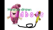 How to draw and color Oddbods Cartoon Fun Art for Kids P
