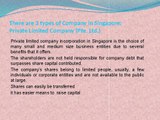 Different types of companies and which singapore company incorporation is best