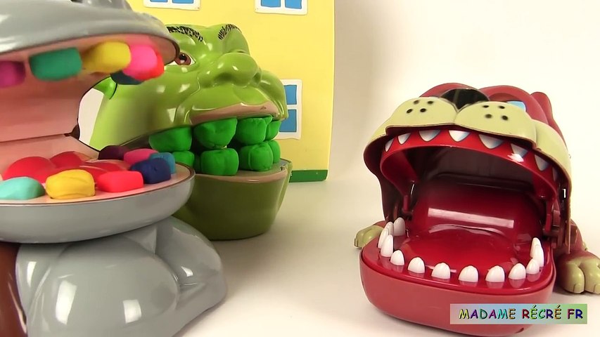 Pâte à Modeler Play Doh Dentiste Shrek et le singe Chien Méchant Mordant -  video Dailymotion
