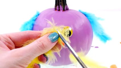 How To Make an Owl out of a Pumpkin _