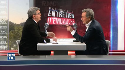 Video herunterladen: Échange tendu entre Mélenchon et Bourdin sur le Venezuela