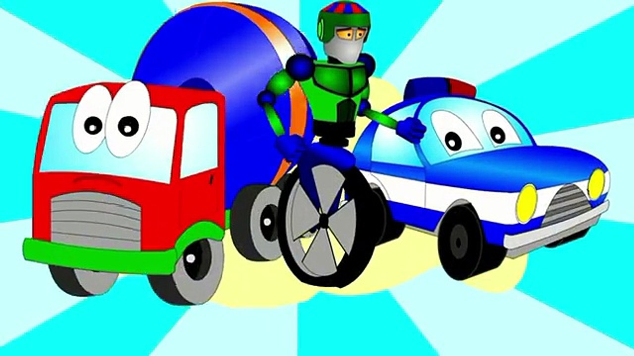 Learning colors. Coloring book “Colorful vehicles!”. Let’s color a truck crane