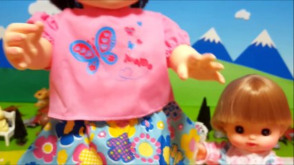 メルちゃん ぽぽちゃん きせかえごっこ 新しいおようふくで遊びにいくよ Mell-chan Doll To change dress play
