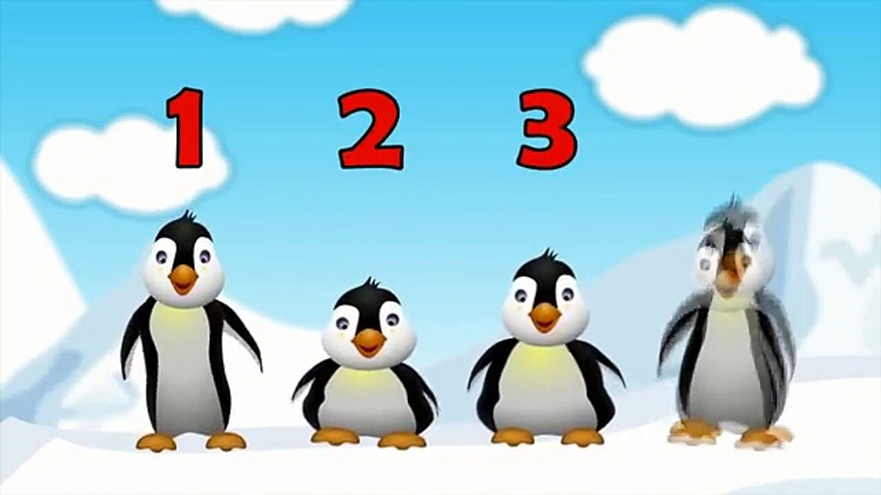 Counting Song 5 Little Penguins for Children, Kids, Babies and Toddlers _ Patty Shukla