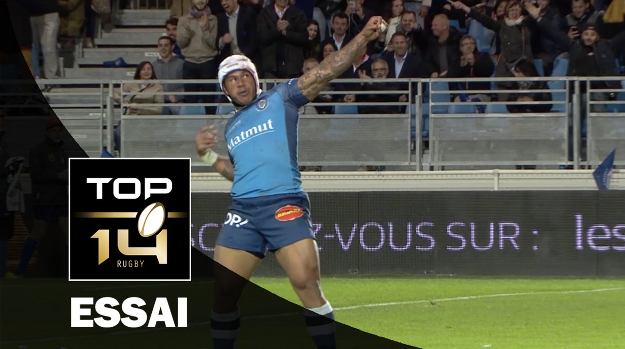 TOP 14 ‐ Essai 3 David SMITH (CAS) – Castres - Paris – J21 – Saison 2016/2017