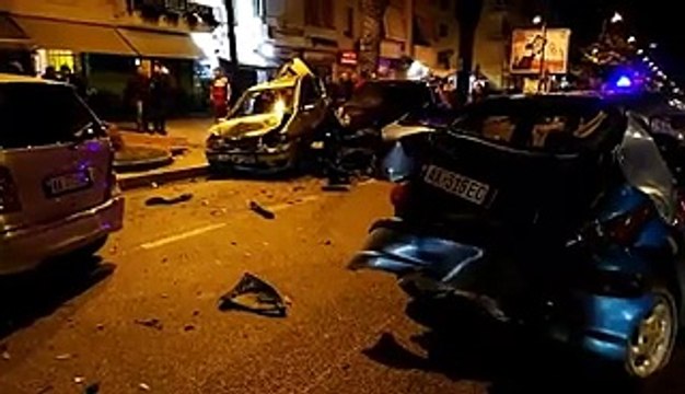 aksidenti me disa makina ne vlore