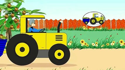 Cartoon about a tractor. Let’s carry fruit to the factory! “Smart Kid”