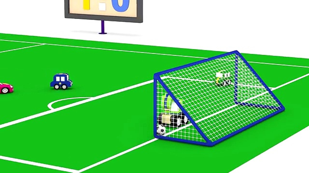 PENALTY! - Stripy Cartoon Cars Animation for Children.Videos for Kids.Kids Cars Cartoons.Kids videos