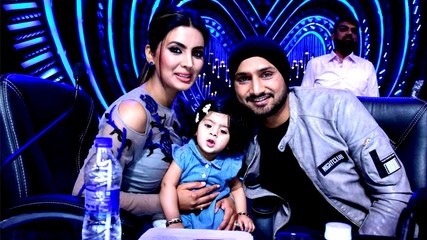 Harbhajan Singh and Geeta Basra's Cute Baby on The Sets of Nach Baliye