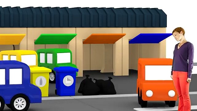 Trash ReCycling CHALLENGE! Cartoon Cars & Garbage Trucks. Cartoons for Kids - Learn Numbers