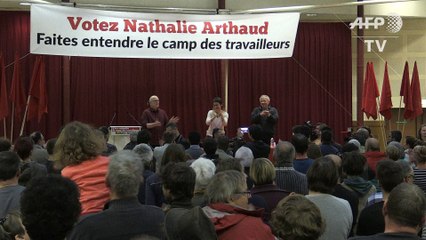 Dernier meeting de campagne à Lille pour Nathalie Arthaud