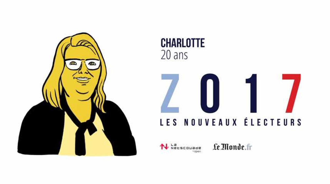 Ils sont appelés à voter pour la première fois en 2017 : Charlotte, 20 ans, apprentie pâtissière