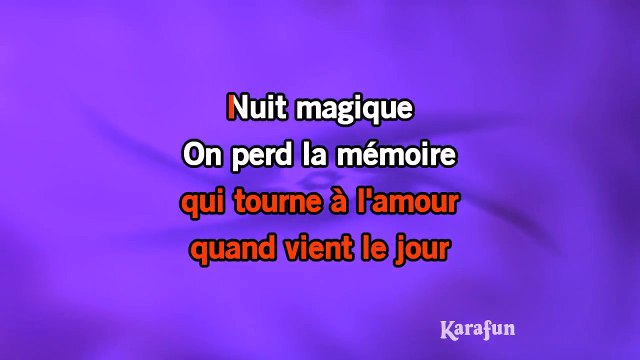 Lara Fabian - Nuit magique KARAOKE / INSTRUMENTAL