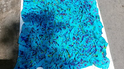 How to make tie dye batik fabric with traditional methode @Batikdlidir