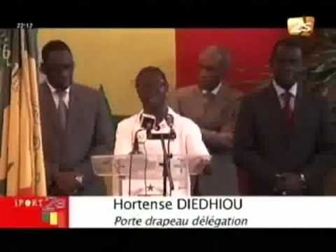 Réaction de Hortense Diedhiou porte drapeau du Sénégal aux jeu olympique - Sport 2S