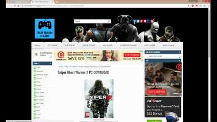 Sniper Ghost Warrior 2 FULL GAME DOWNLOAD AND INSTALL 100%WORKING