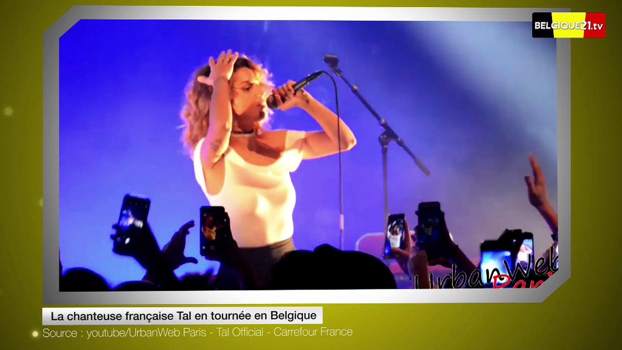 La chanteuse française Tal en tournée en Belgique