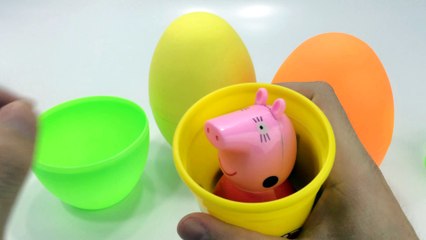 Learn Colors With Play Doh and Surprise Eggs for Children - Paw Patrol & Peppa Pig Colours for Kids