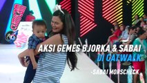 Aksi Gemes Bjorka-Sabai di Catwalk - Cumicam 20 April 2017