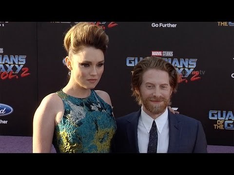 Clare Grant and Seth Green Guardians of the Galaxy Vol 2 World Premiere