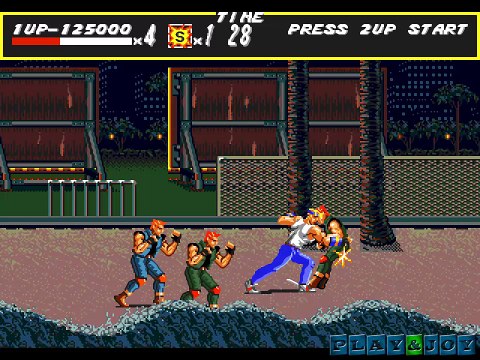 Streets Of Rage - stage 3 (sega mega drive)