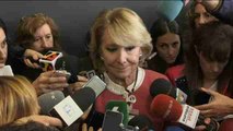 Aguirre, al borde del llanto ante los periodistas al hablar de González