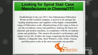 Stainless Steel Manufacturers in Chennai | Trusses Work in Chennai | Steel Windows Manufacturers in Chennai