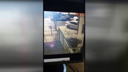 Televizyon Hırsızı Güvenlik Kamerasında