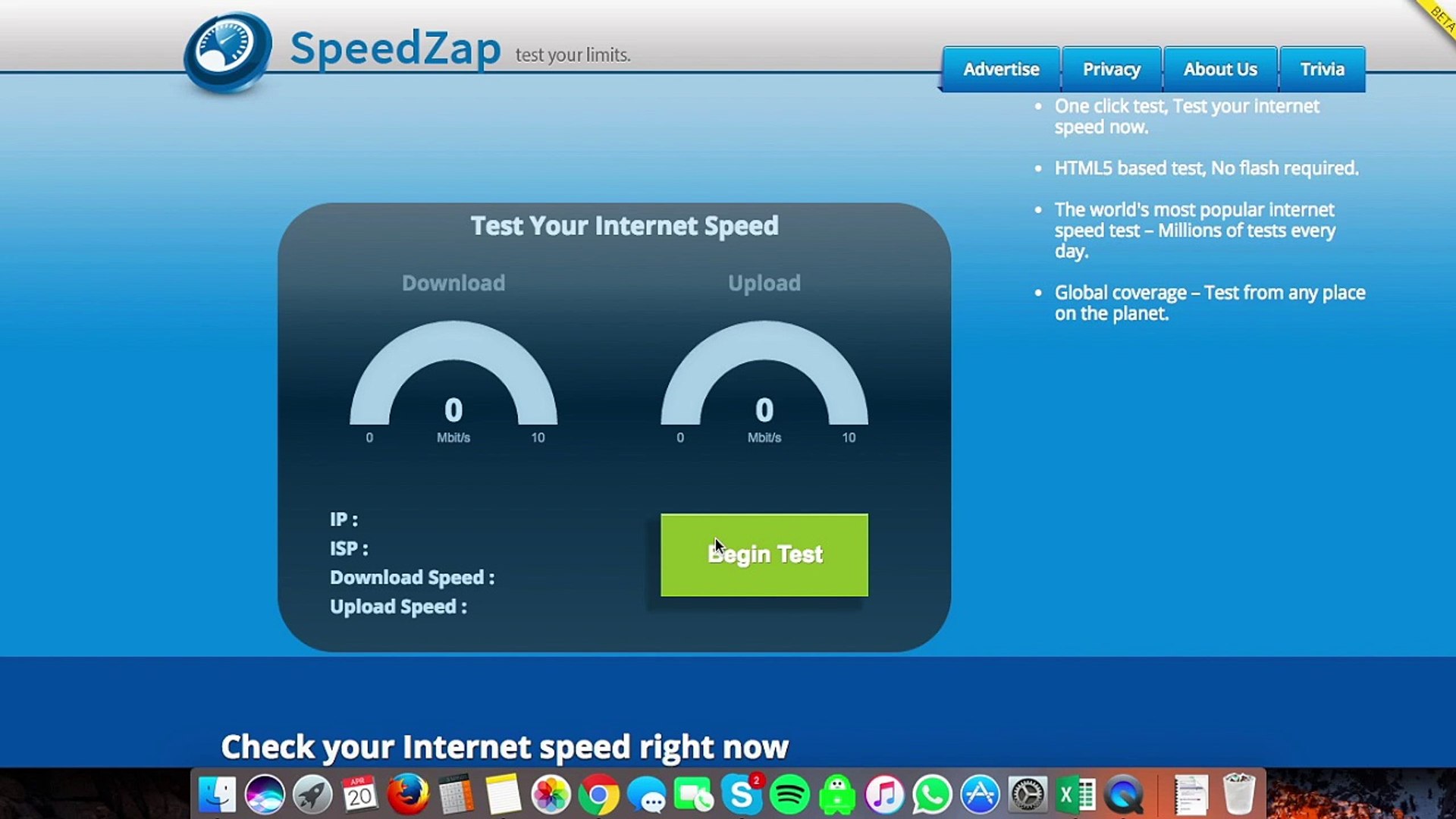 ⁣SpeedZap - The Cross Platform Internet Speed Test