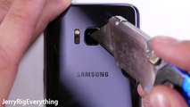 SAMSUNG Galaxy S8 Durability Test - Scratch, Burn, and BEND tested