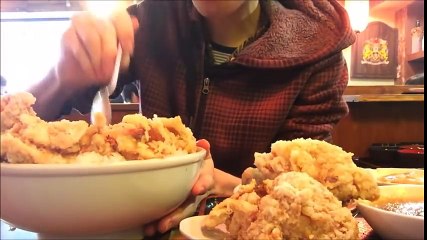 大食いチャレンジひなたかなた 特盛からあげ丼 25キロ