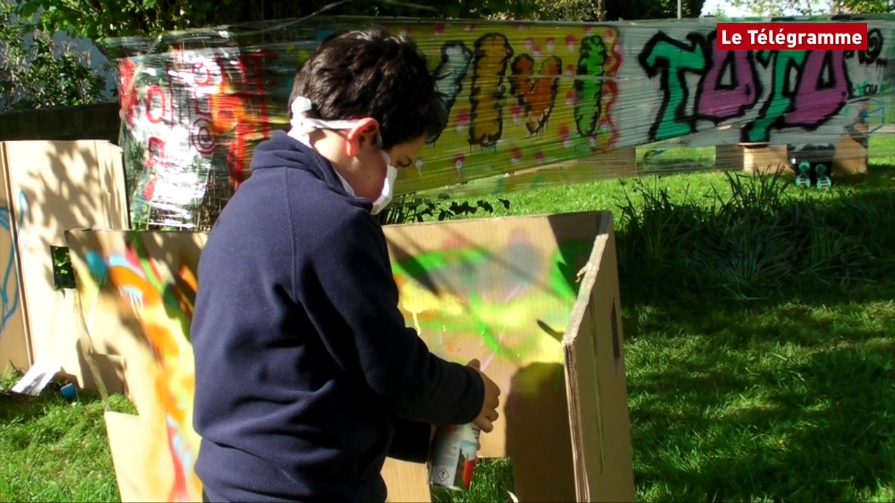 Quimper. Des graffeurs en herbe  à la Hip Hop New School
