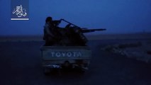 فيلق الرحمن - استهداف إمدادات تنظيم داعش قرب المعمل الصيني بمنطقة القلمون الشرقي
