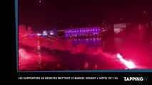 Besiktas - OL : Les supporters turcs mettent le bordel devant l’hôtel des lyonnais en pleine nuit (Vidéo)