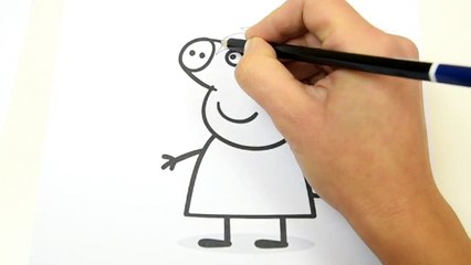 PEPPA PIG Transforms inide Out JOY custom drawing and colo