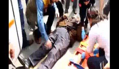 Kazada yaralanan eşine 'oh olsun!' diye tepki gösterdi
