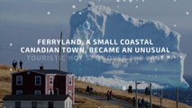 Massive iceberg draws hundreds to small Canadian town