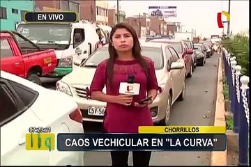 Télécharger la video: Chorrillos: intensa congestión vehicular en zona ‘La Curva’