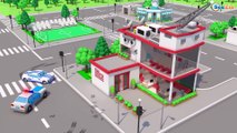 Kırmızı Yarış Arabası - 3D Çizgi Film Animasyon - Video çocuk için