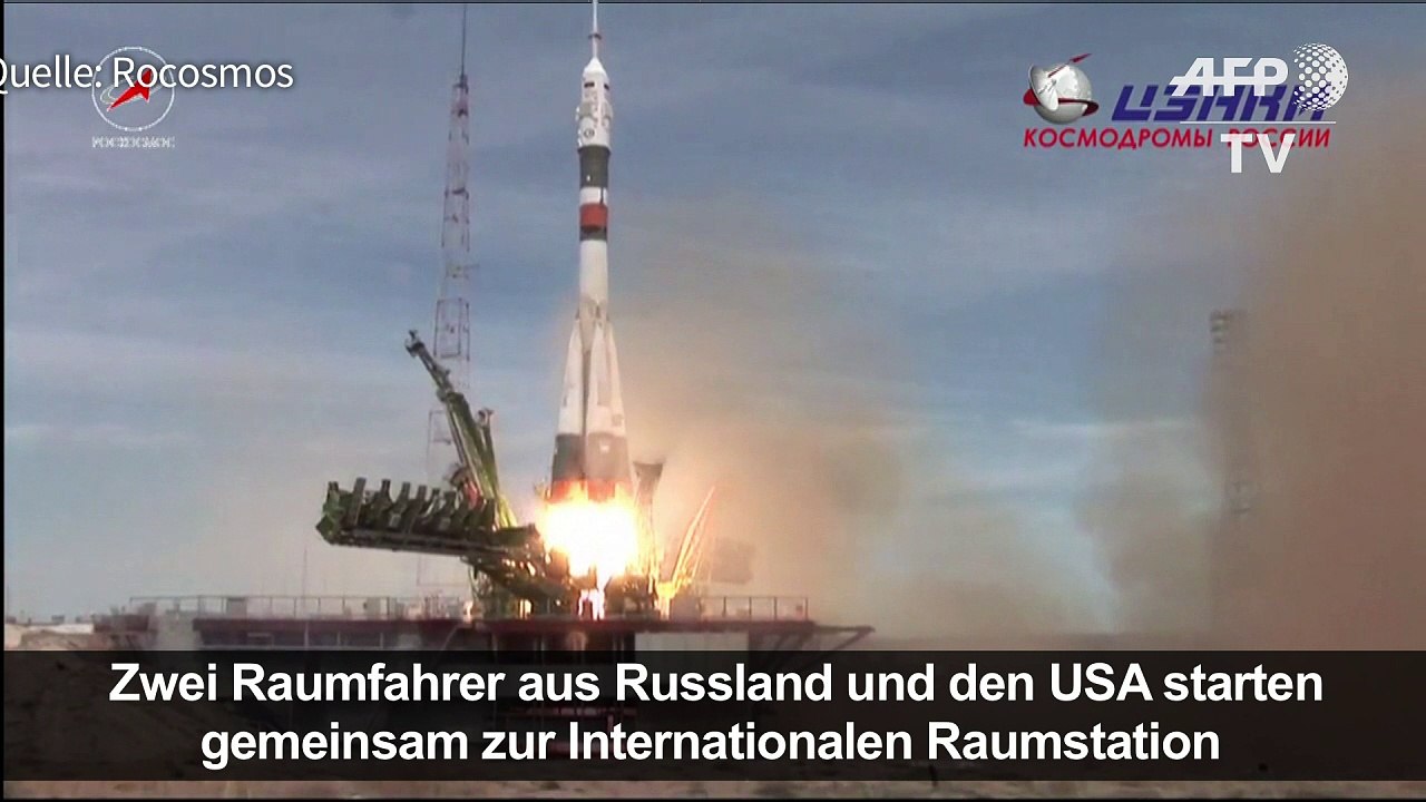 Russischer und US-Astronaut starten gemeinsam zur ISS